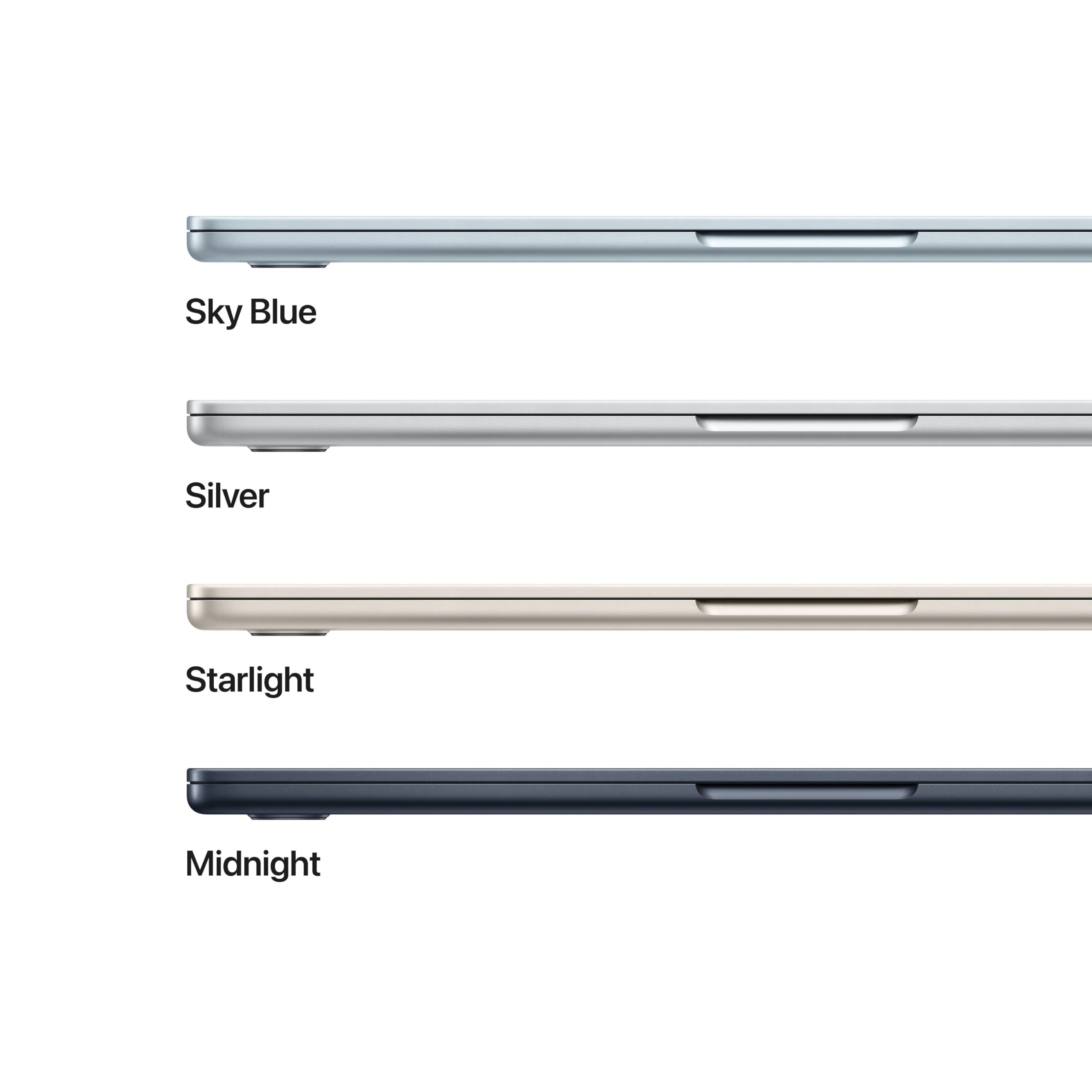Apple 2026 MacBook Air 13-inch Laptop with M5 chip: Built for AI, 13.6-inch Liquid Retina Display, 16GB Unified Memory, 512GB SSD, 12MP Center Stage Camera, Touch ID, Wi-Fi 7; Midnight
