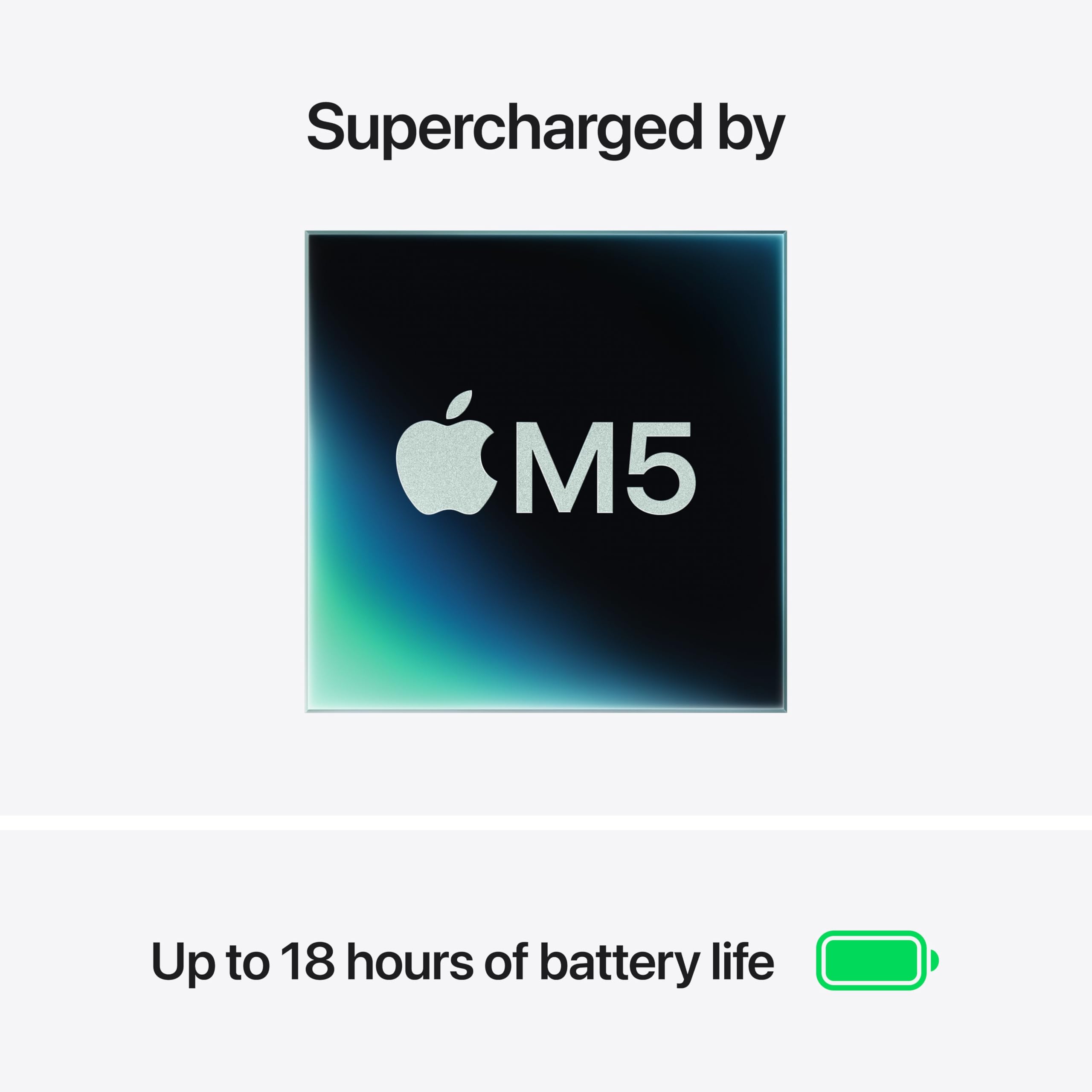 Apple 2026 MacBook Air 15-inch Laptop with M5 chip: Built for AI, 15.3-inch Liquid Retina Display, 16GB Unified Memory, 512GB SSD, 12MP Center Stage Camera, Touch ID, Wi-Fi 7; Midnight